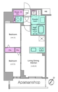 アーバネックス日本橋茅場町【6階】の間取り