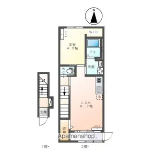 ルナ ハウス【2階】の間取り