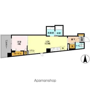 CORUM【5階】の間取り