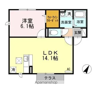 フォレスト葉山【1階】の間取り