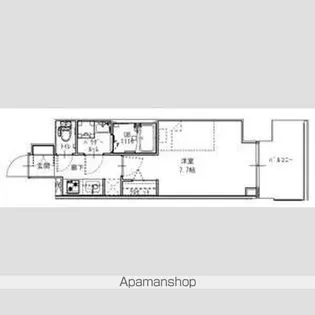 SーRESIDENCE江坂LIBLE【10階】の間取り