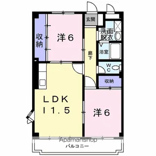 アーバンドリーム【2階】の間取り