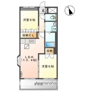 ファミール ガーデン【1階】の間取り