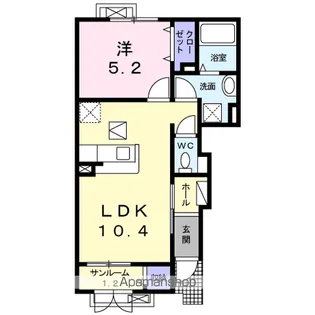 ボイジャー【1階】の間取り