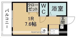 デリジェンス泉中央【103★号室】の間取り