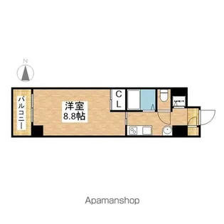 HF久屋大通レジデンス【8階】の間取り