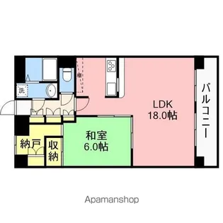 ライオンズマンション新潟古町【1005号室】の間取り