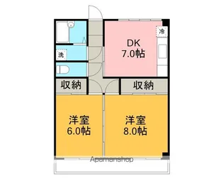 ムカイヤマビル【301号室】の間取り