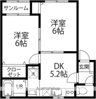 グラーツ【103号室】の間取り