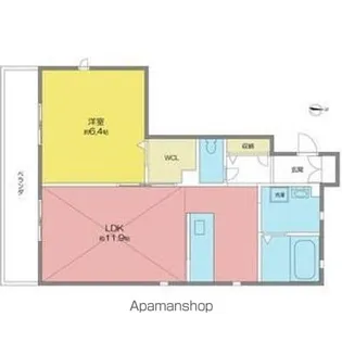 グランドゥール 南棟【1階】の間取り