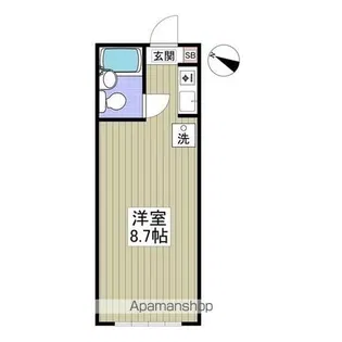 ベルオークしずか【1階】の間取り