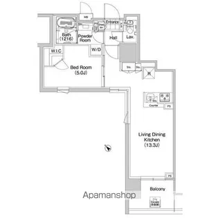 コンフォリア蒲田【6階】の間取り