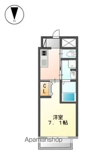 プリオール椿PARTⅡ【101号室】の間取り