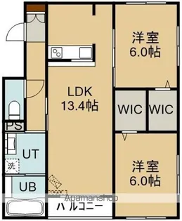 NEW PIAZZA【4階】の間取り