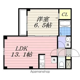 RIRIA本千葉弐番館【3階】の間取り
