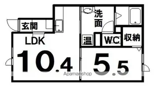 N.J中園【3階】の間取り