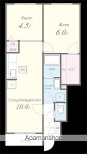 リベルテI【1階】の間取り