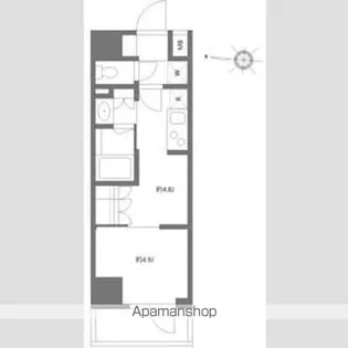 グランパセオ清澄白河Ⅱ【7階】の間取り