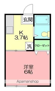 サンシャインホームコジマ【1階】の間取り