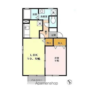 グラン・ルミエール【2階】の間取り