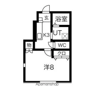 GRAND PARACE 台町I【1階】の間取り