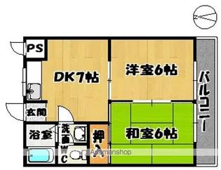 ハイツK&K【3階】の間取り