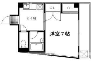 中原マンション【301号室】の間取り