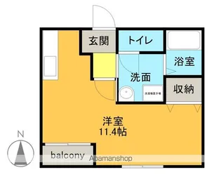ハートフル アイランド【1階】の間取り