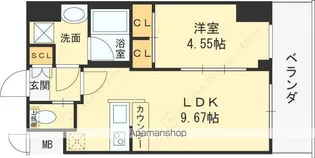 プレジオ武庫川ASIAN【10階】の間取り