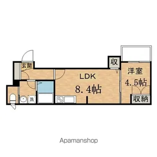 エクセル聖蹟桜ヶ丘【1階】の間取り