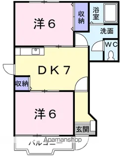 ピュアクエストB【1階】の間取り