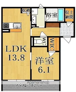 シャーメゾン ブルーム【2階】の間取り