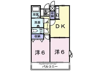 イムーブル・エー【201号室】の間取り