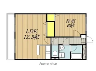 グリーンパークA棟【3B号室】の間取り