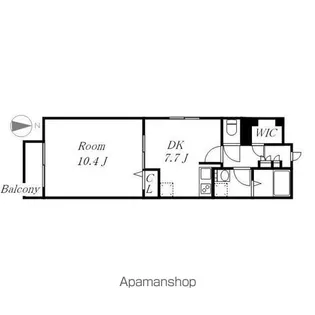 WILLDO太閤通「ウィルドゥタイコウドオリ」【3階】の間取り
