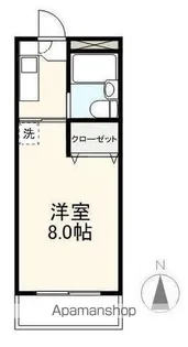 ヴィラ昭和町【2階】の間取り