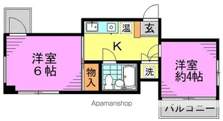 パークヒルズ東高円寺【4階】の間取り