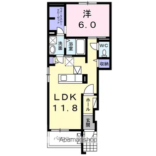 グッドライフ瀬戸B【1階】の間取り