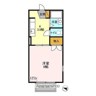 メゾンユース【1階】の間取り