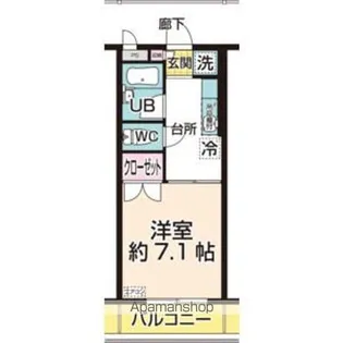 国見パーソナルメインビル【2階】の間取り
