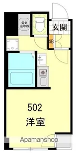 ハイツ横浜【5階】の間取り