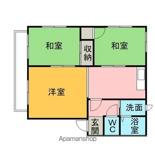 グランドメゾン高松B棟【202号室】の間取り