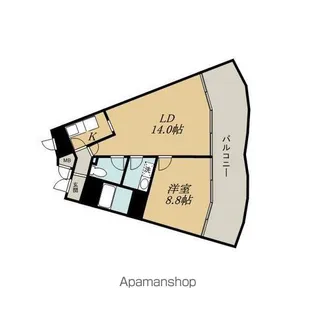 琵琶湖アーバンリゾートⅠ番館【2階】の間取り