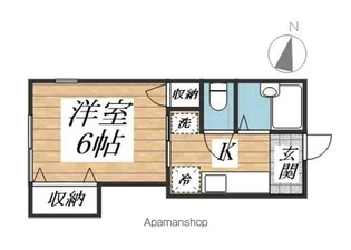 HOUSE NK Ⅰ【102号室】の間取り