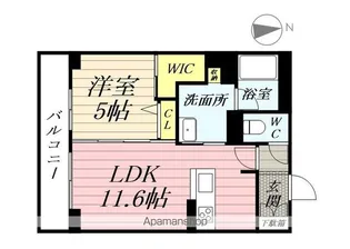 セントフルリール【1階】の間取り
