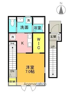 セントラル知多半田【201号室】の間取り