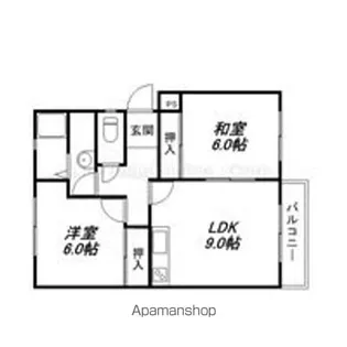 東英ハイツ参番館【205号室】の間取り