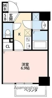 CROIRE(クロワール)【7階】の間取り