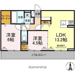 ドリーム庄町【2階】の間取り