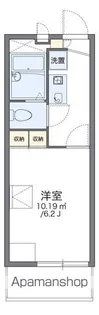 レオパレスエイムフル仙台【211号室】の間取り